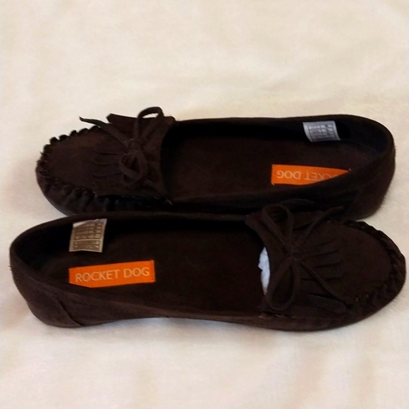 ROCKETDOG BRAND TRIBAL BROWN MOCASSINS shoes size 8.5 - Picture 8 of 13